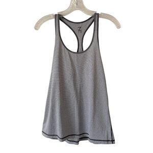 Z by Zelle Stripe Racerback Athletic Tank